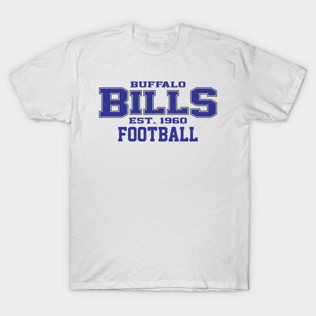 Vintage BFL Bills Football T-Shirt by Cemploex_Art